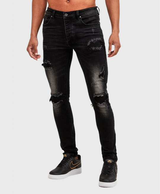 vaultroom SLIM JEAN 34 GRY BLACK