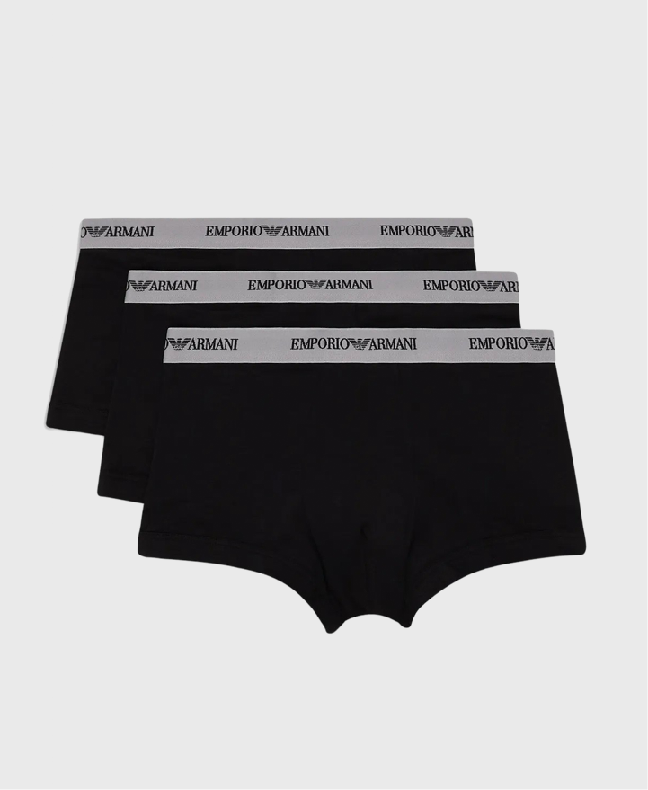 Emporio Armani Pure Cotton 3-Pack Boxer Brief 111611