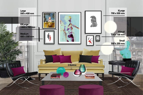 buy decorative prints in different sizes