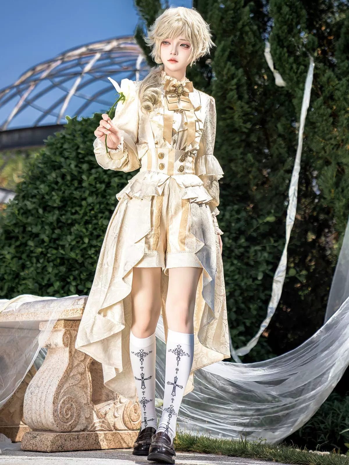 Designer's Gift - Ouji Lolita Shirt Suit Prince Lolita Shorts