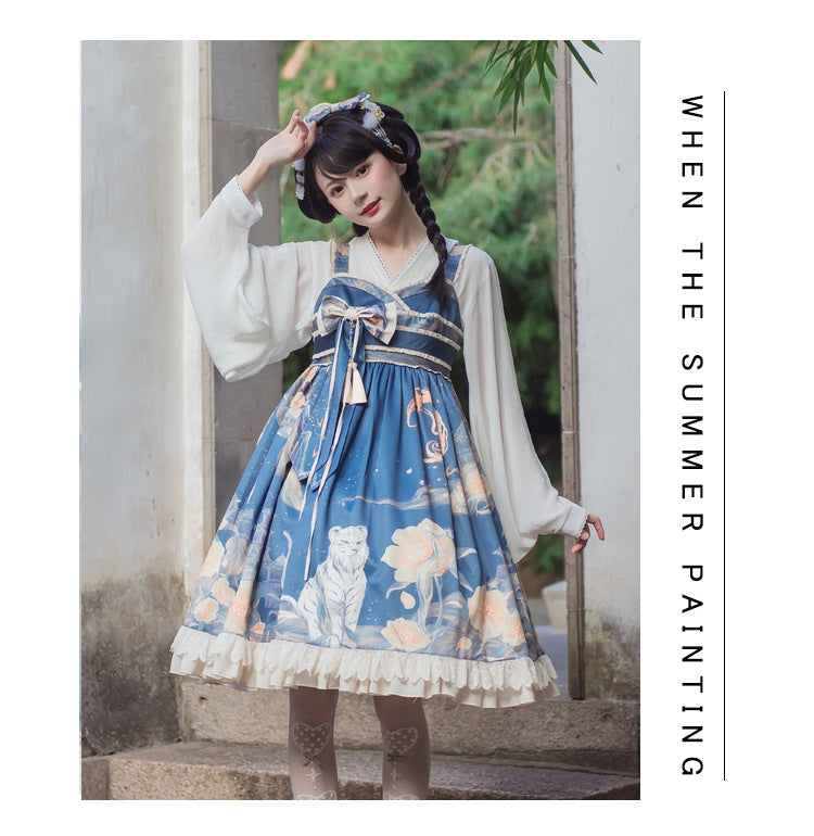 Eieyomi-Qinghuayan Chinese Style Lolita JSK Dress