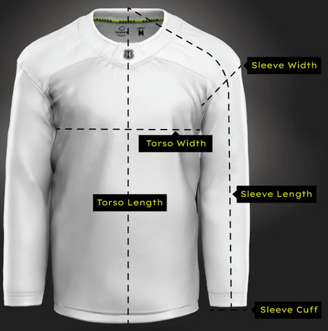 Hockey Jersey Size Chart