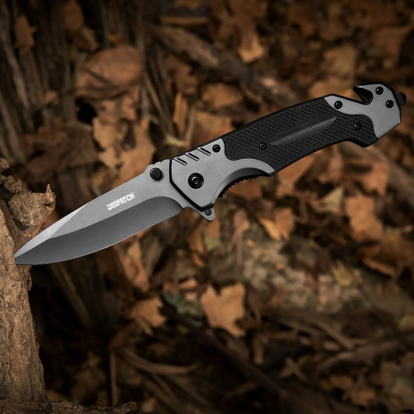Multifunction Folding Pocket Knife Liner Lock G10 Handle with Glass Breaker & Bottle Opener