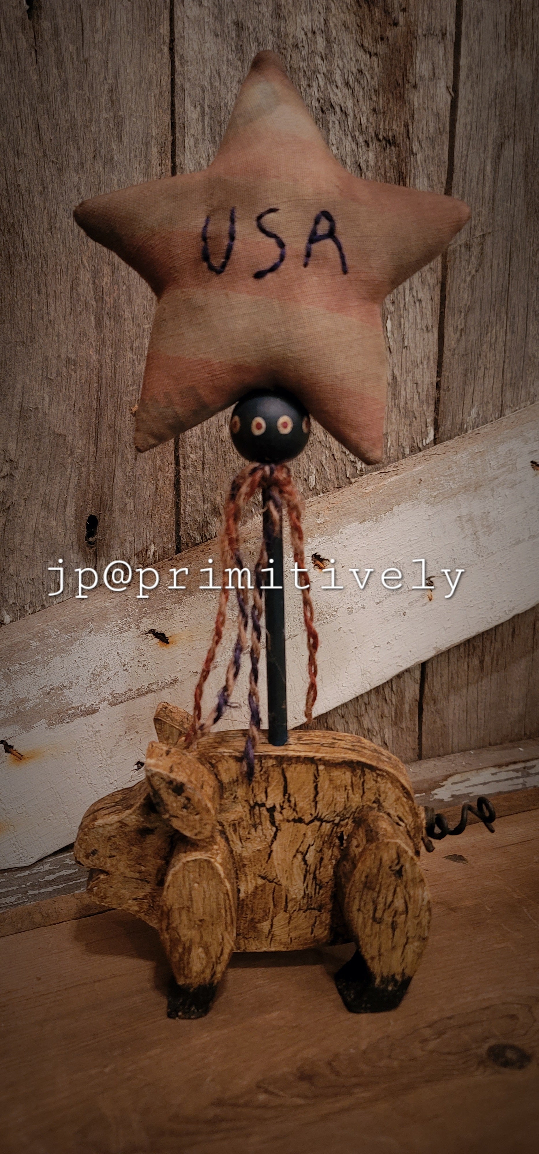 Primitive pig with star #1