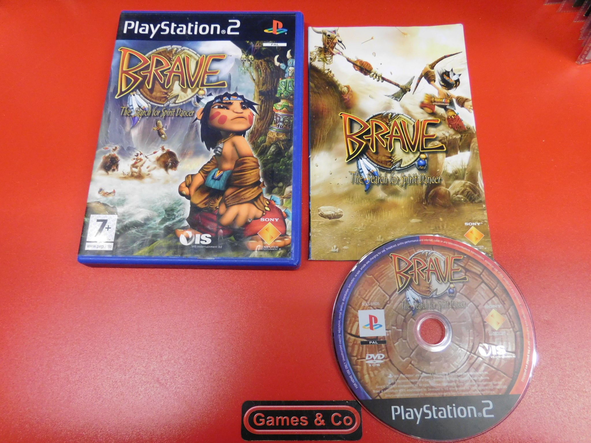 Brave The Search for Spirit Dancer PlayStation 2 Game For Sale