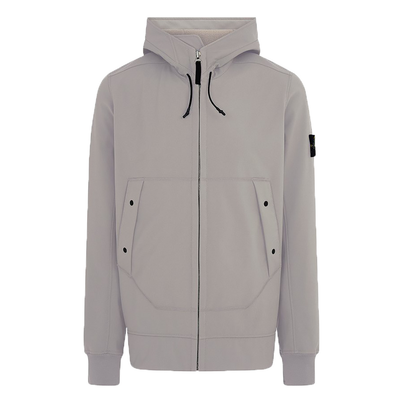 stone island soft shell grey