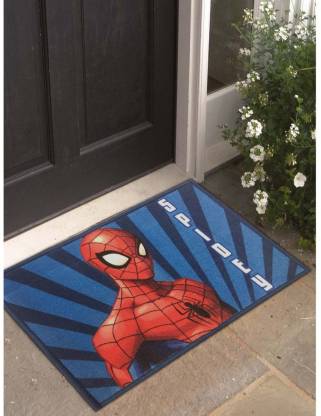 Athom Living Marvel Spiderman Spidey Red & Blue Kids Door Mat 40x60 cm