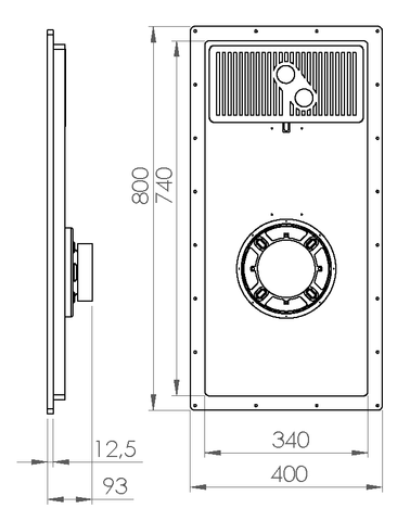 cad drawing cerasonar 4080 ultimate