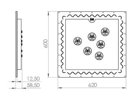 dessin cad cerasonar 6062 reference pro