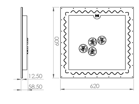 CAD 绘制陶瓷 6062 参考图