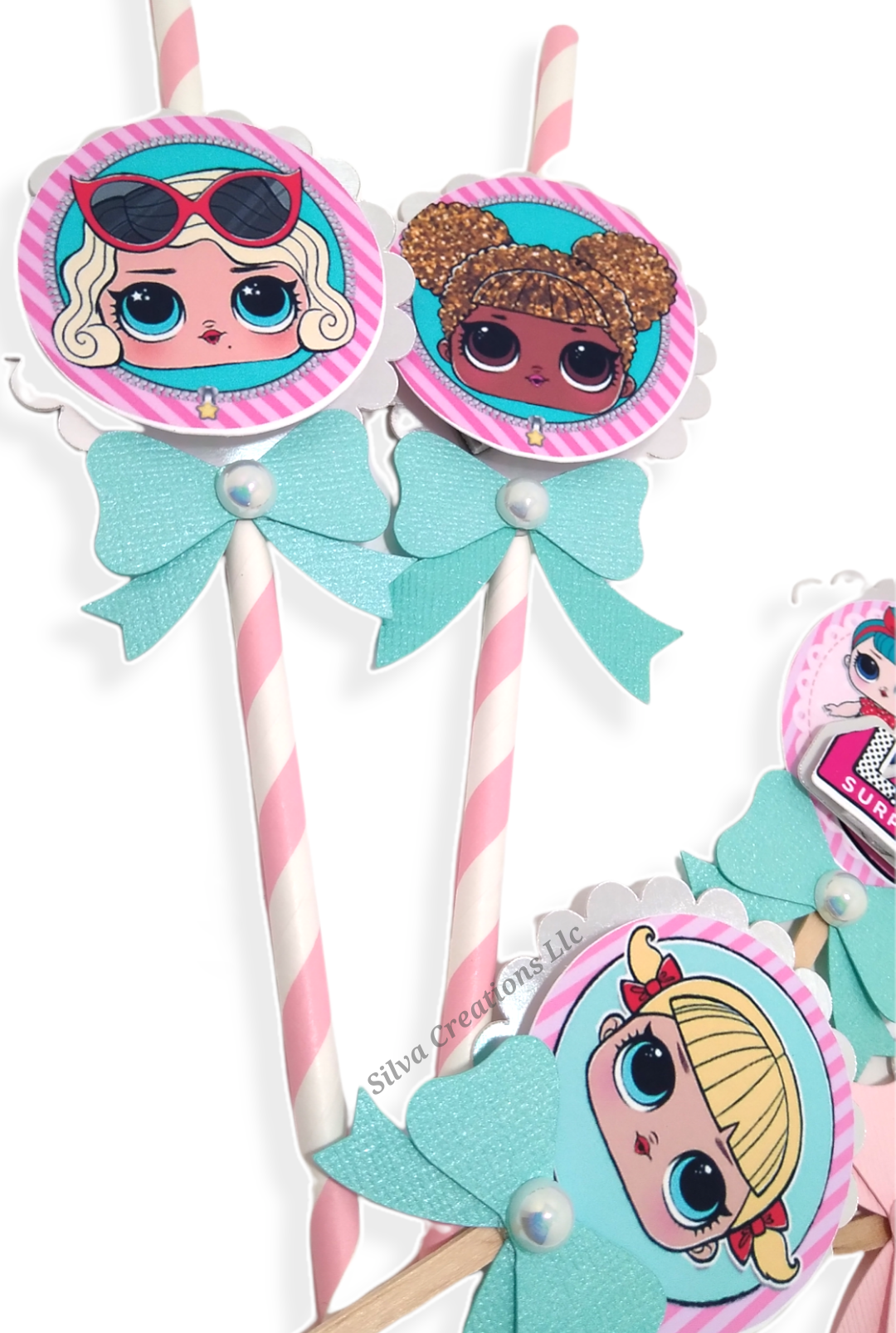 lol doll surprise inspired party decorations - L.O.Lstraws - OMG – Silva