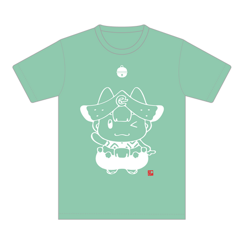 滝沢市公式ご当地キャラクター ちゃぐぽん Tシャツ キッズ ブルー