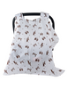 "Brown Dog" Carry Cot CANOPY / Car Seat COVER