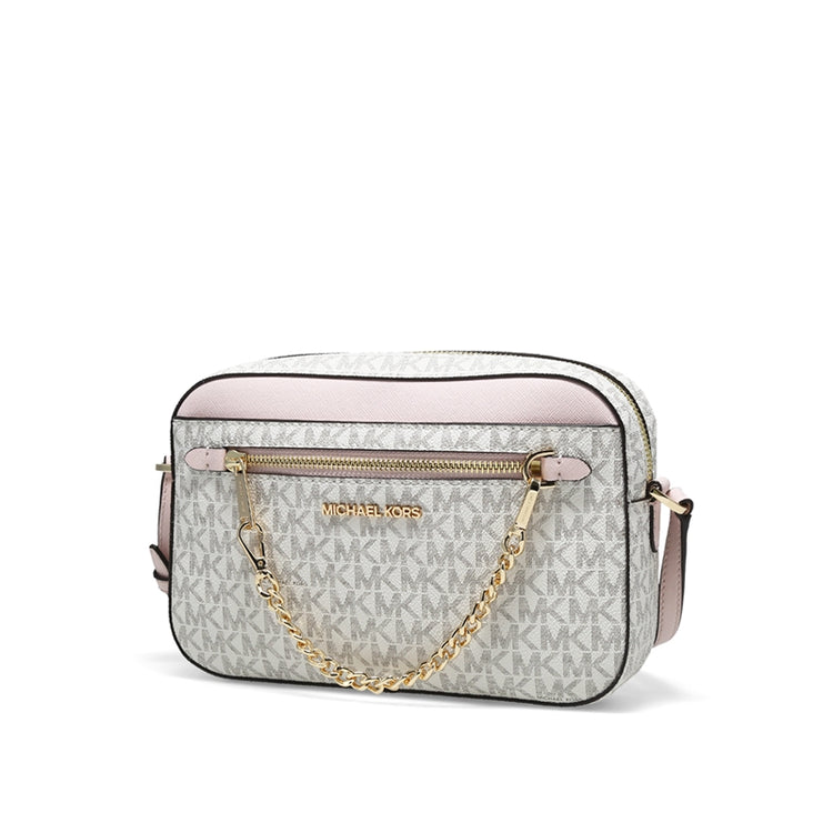 jet set large logo crossbody bag