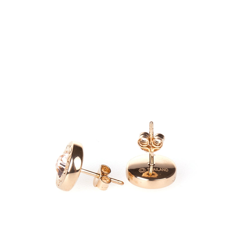 coach open circle earrings