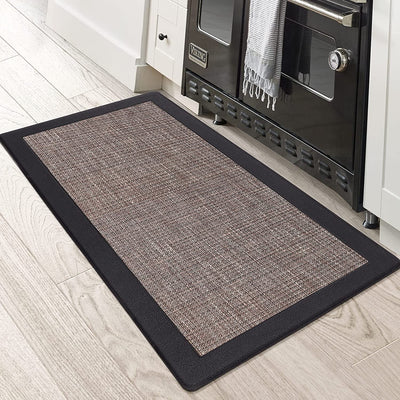 DEXI Anti Fatigue Comfort Mat Cushioned Floor Rug Woven Fabric  1/2 Thick for Standing Office 18x30 Gray : Home & Kitchen