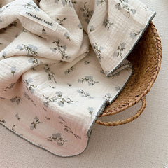 cotton muslin baby blanket large