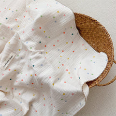 colorfull dot baby blanket