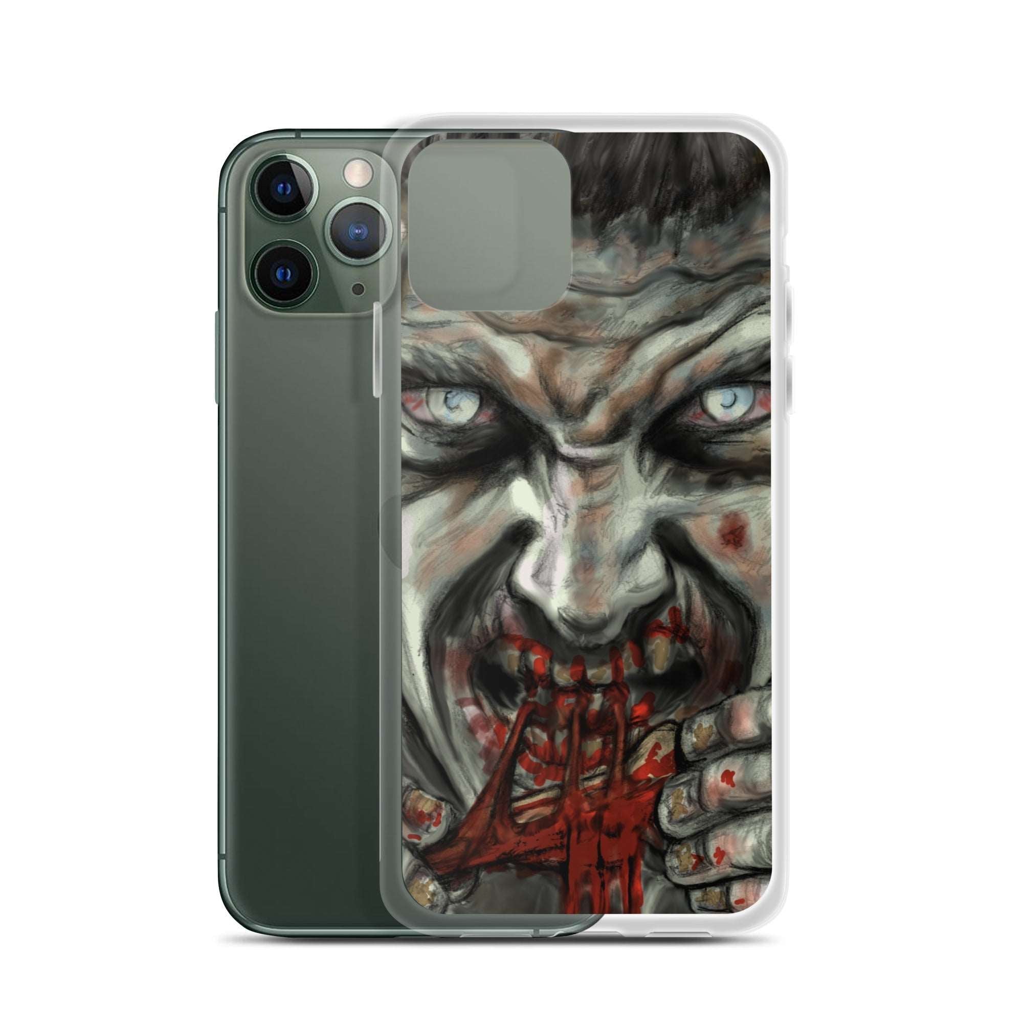 Halloween Zombie Clear Case/Cover for iPhone®