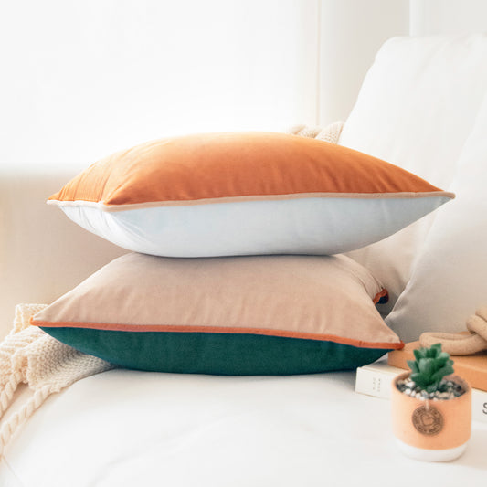 Monteverde Pillows (4-Pack) - Orange/Teal