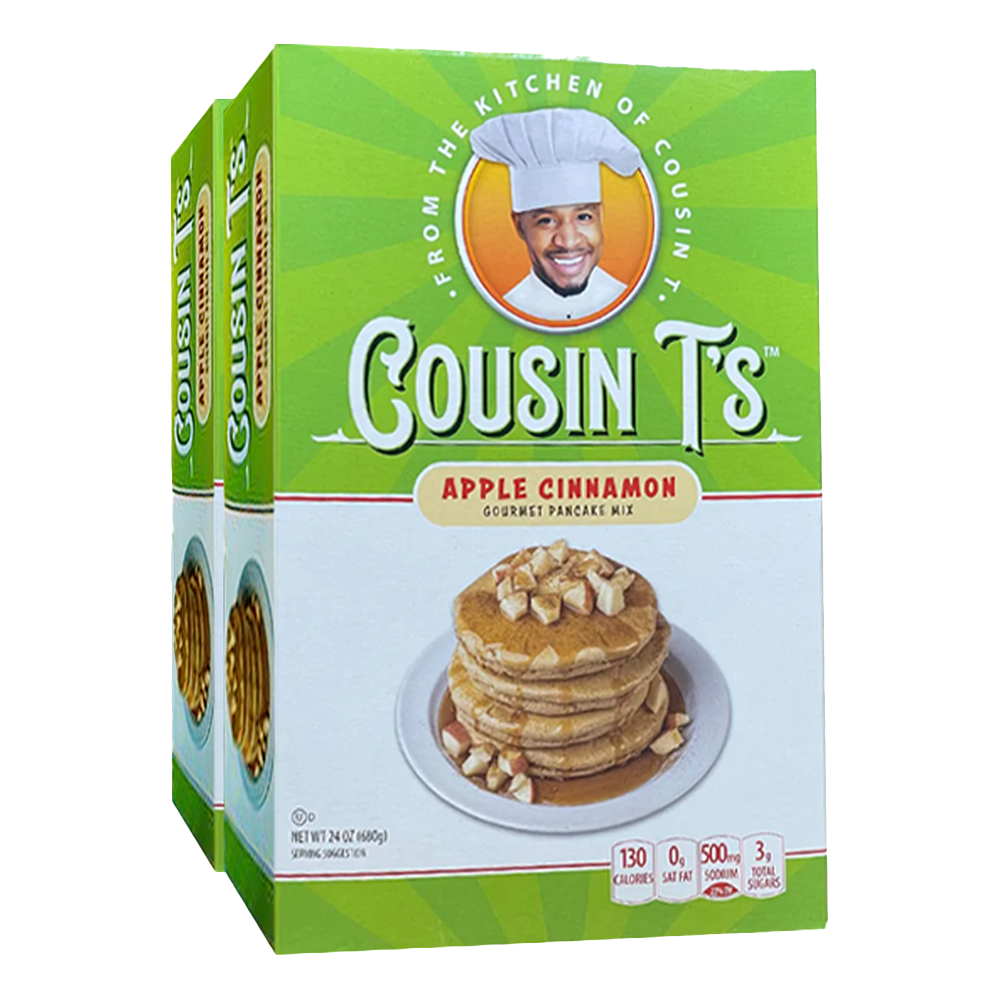 Cousin T's Gourmet Apple Cinnamon Pancake Mix
