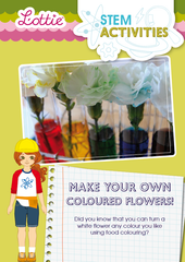Make your Own Colored Flowers STEM Activity