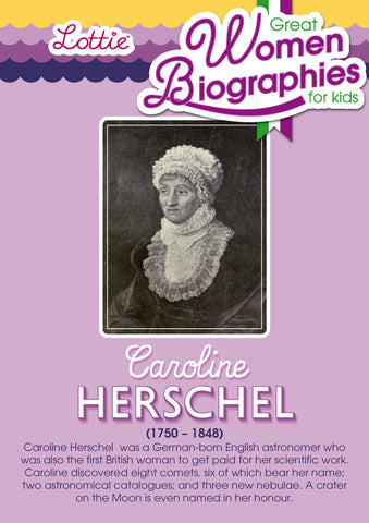 Caroline Herschel biography for kids