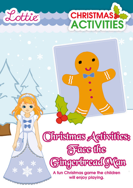 Christmas Activities Face the Gingerbread Man