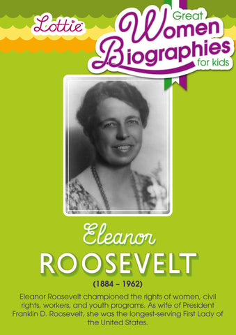 Eleanor Roosevelt biography for kids