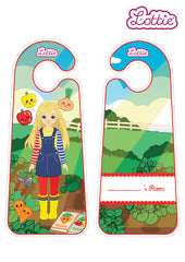 Garden Time Lottie Printable Door Hangers