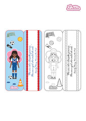 Girls United Lottie printable bookmark