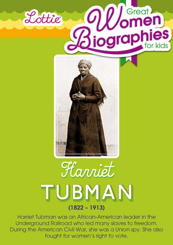 Harriet Tubman biography for kids