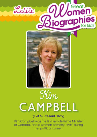 Kim Campbell biography for kids