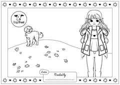 Walk in the Park Coloring Sheet