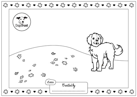 Walk in the Park Coloring Sheet