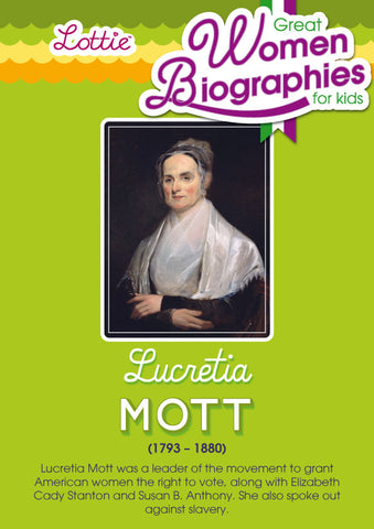 Lucretia Mott Biography for kids