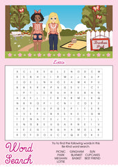 Picnic in the Park Lottie printable word search