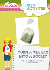 Tea bag into a rocket STEM Activity