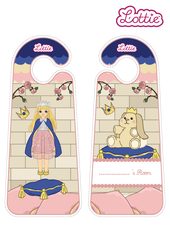 Queen of the Castle Lottie printable Door Hangers