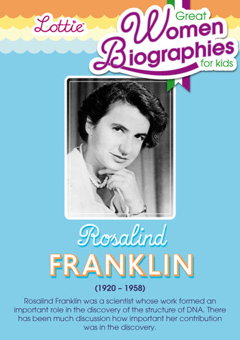 Rosalind Franklin biography for kids