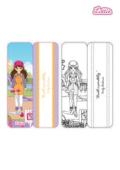 Scooter Girl Lottie printable bookmark