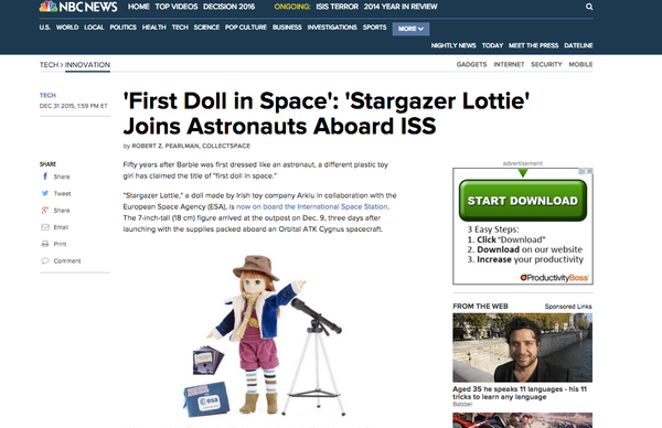 Lottie NBC Stargazer Space