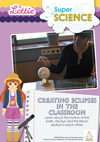 Creating eclipses in the classroom science activity for kids