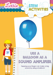 Balloon as sound amplifier STEM Activity