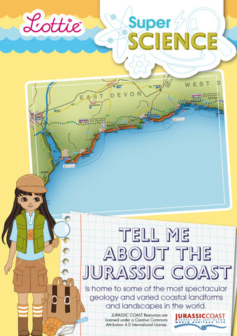 Tell me about the Jurassic Coast factsheet for kids