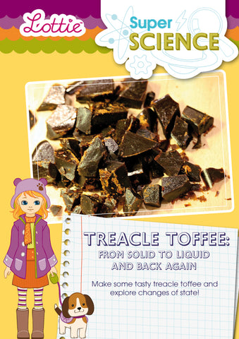 Treacle Toffee: From solid to liquid and back again activity for kids