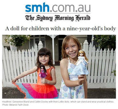 Lottie dolls press coverage in the Sydney Morning Herald