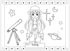 Stargazer Lottie colouring page