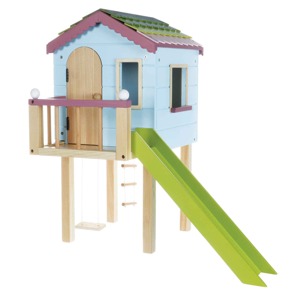 wooden toy treehouse