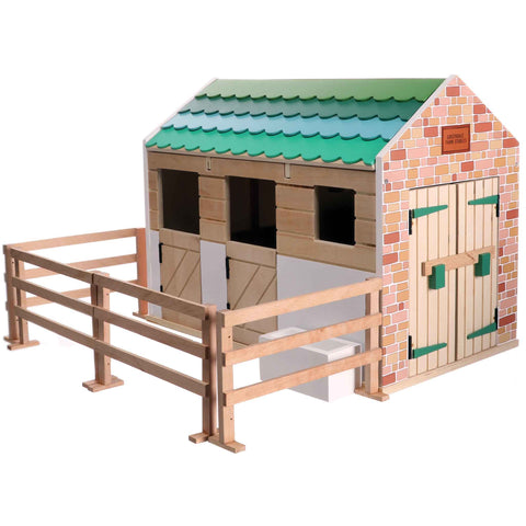 large toy horse stable